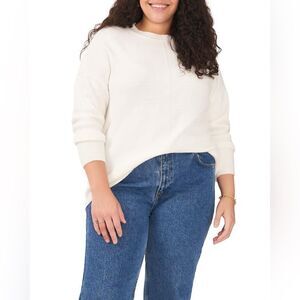 Vince Camuto Seamed Crewneck Sweater